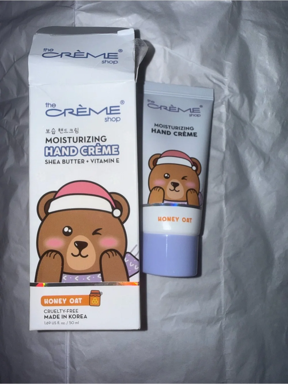 The Crème Shop Honey Oat Moisturizing Hand Crème - White & Lavender